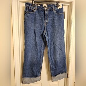 NWT Mid-rise 90s Baggy Denim Jeans. Size:17R.